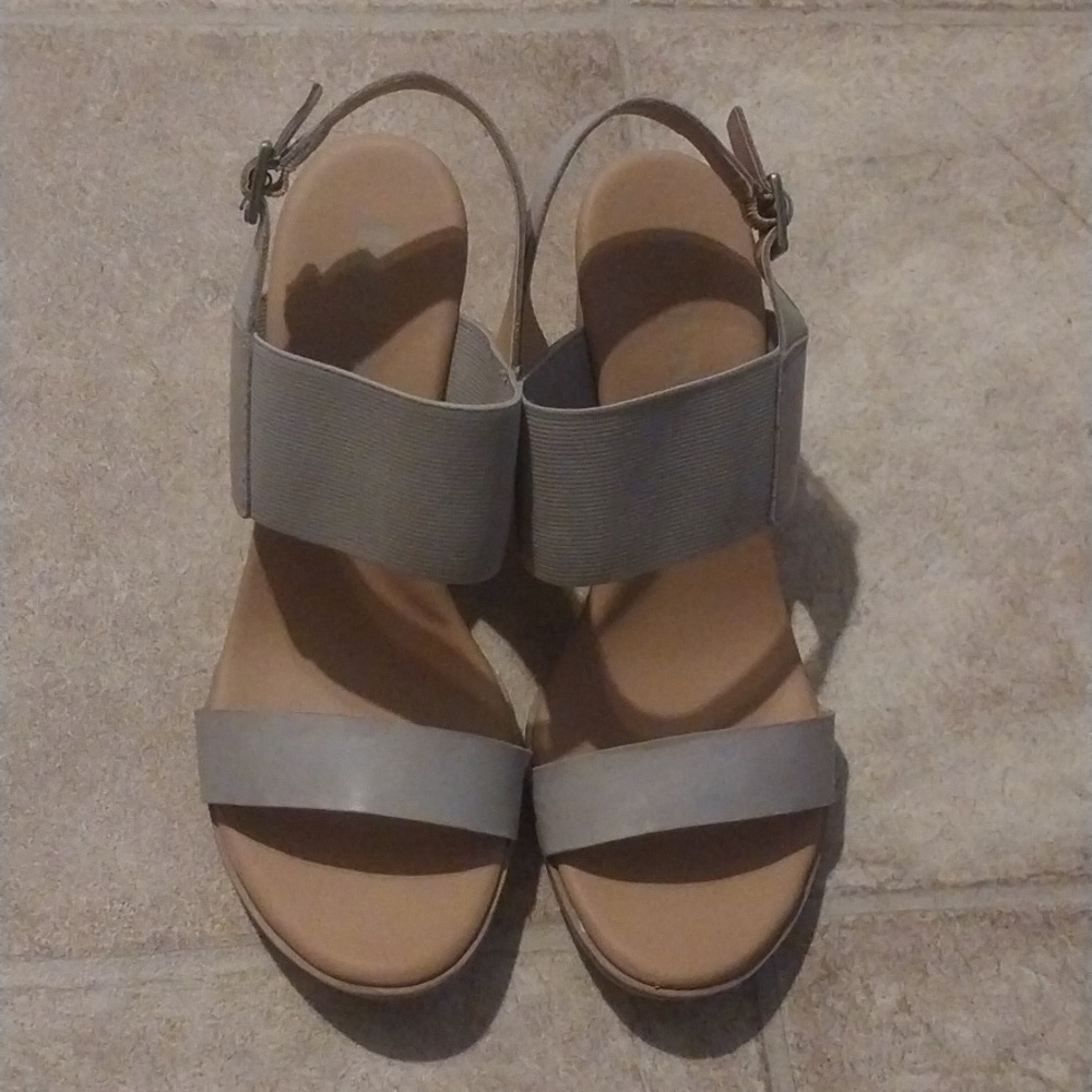 Kork Stretch Wedge Heels Size 8